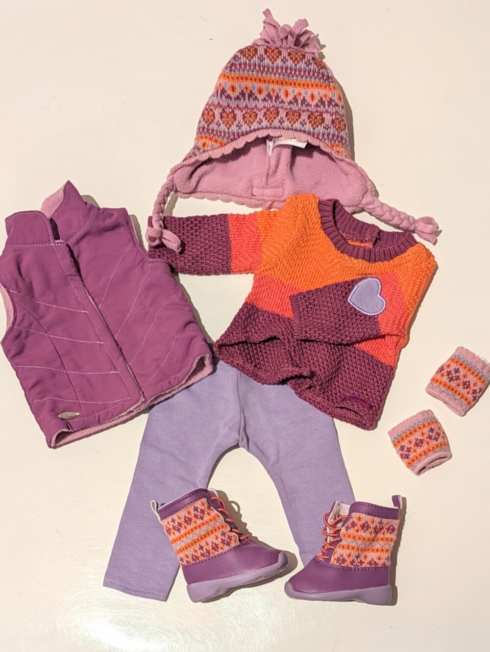 American Girl Retired Warm Winter Outfit & Accessories COMPLETE